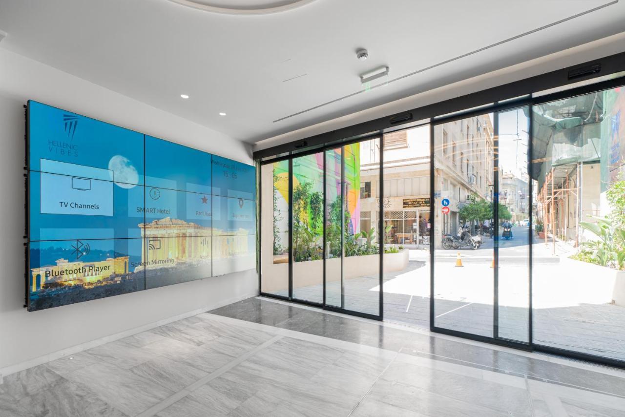 Hellenic Vibes Smart Hotel Aten Exteriör bild Entrance to the museum