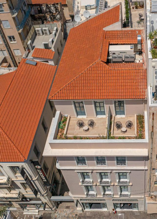 Hellenic Vibes Smart Hotel Aten Exteriör bild Terra-cotta roofing tiles in Athens, Greece