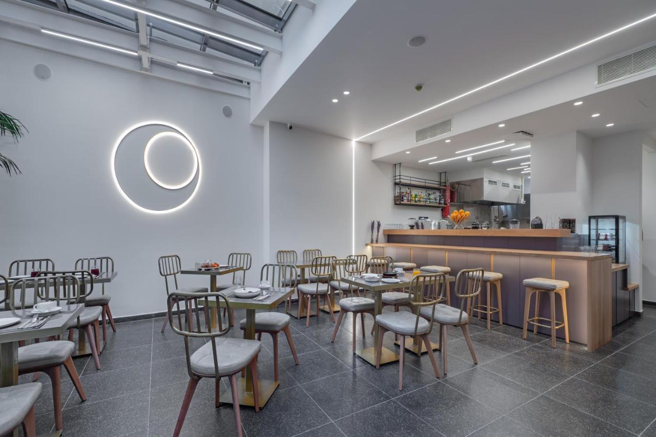 Hellenic Vibes Smart Hotel Aten Exteriör bild Restaurant