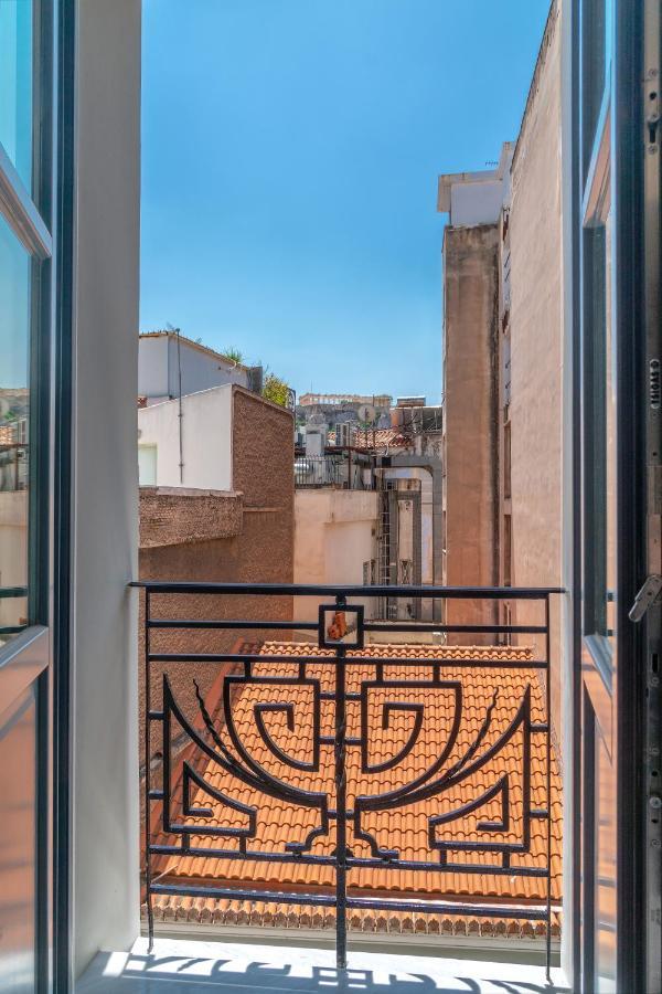 Hellenic Vibes Smart Hotel Aten Exteriör bild View from the balcony of the apartment