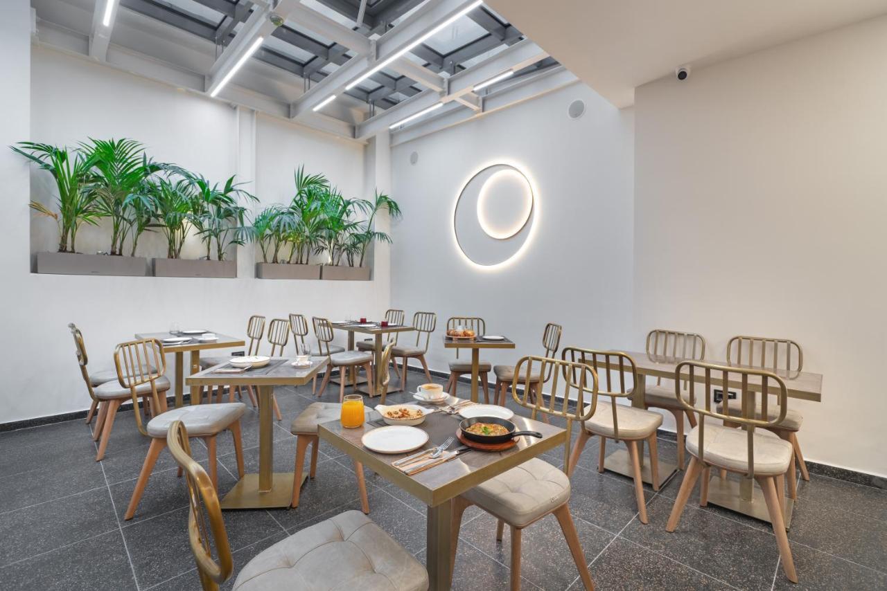 Hellenic Vibes Smart Hotel Aten Exteriör bild Restaurant