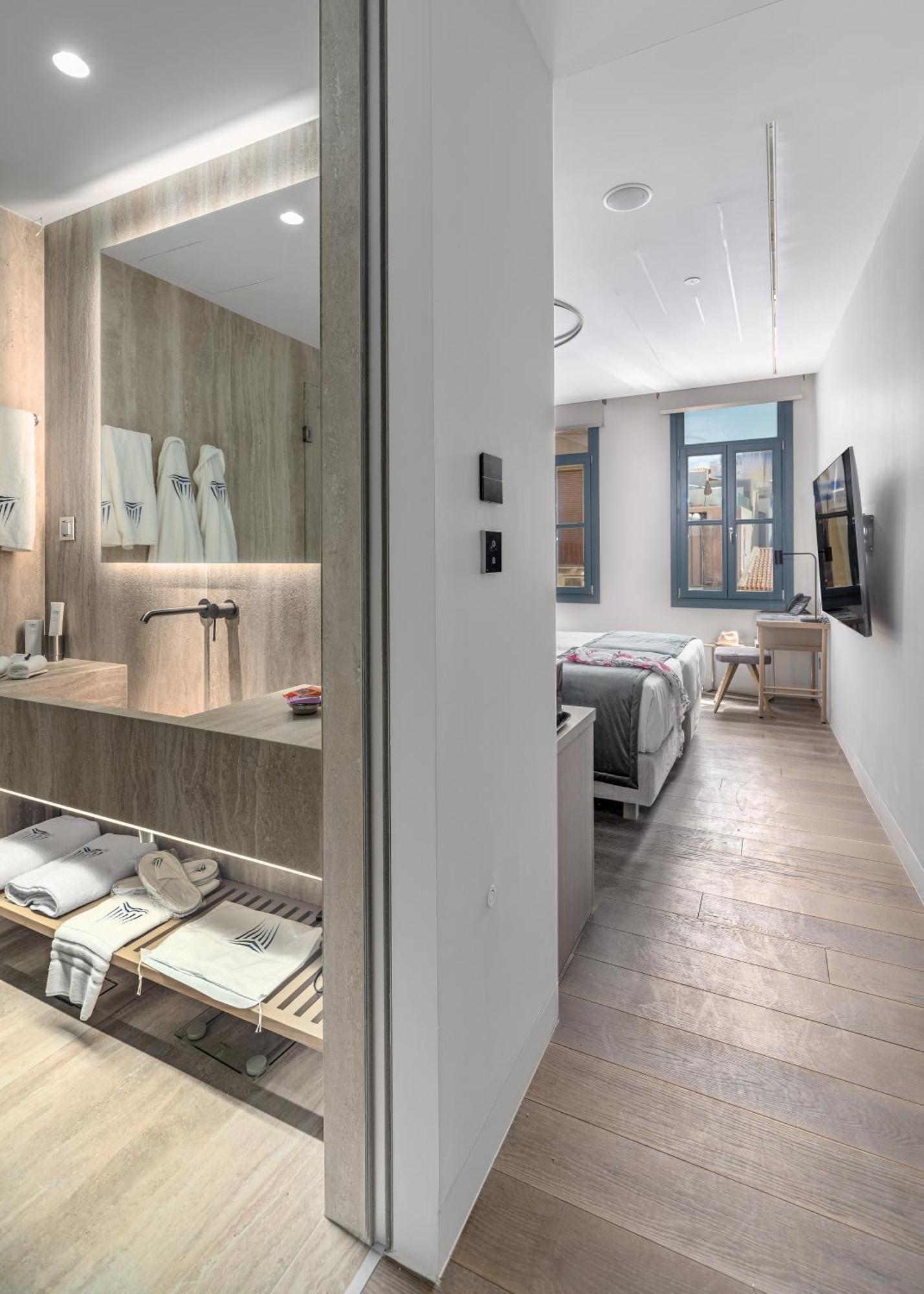 Hellenic Vibes Smart Hotel Aten Exteriör bild A room at the hotel